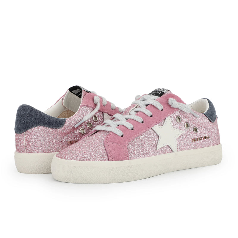 Glitter 2025 pink sneakers